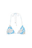 Eva Bikini Top - Blue Lagoon